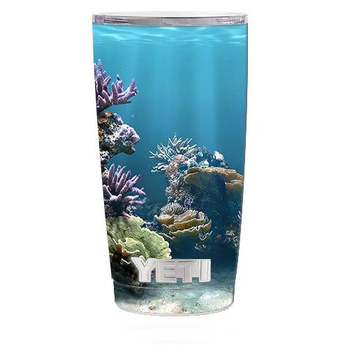  Under Water Coral Live Yeti 20oz Rambler Tumbler Skin