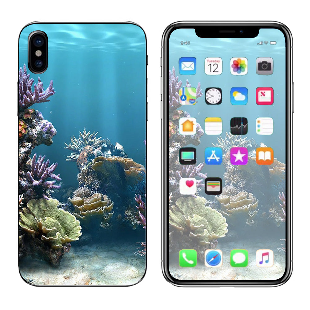 Under Water Coral Live Apple iPhone X Skin