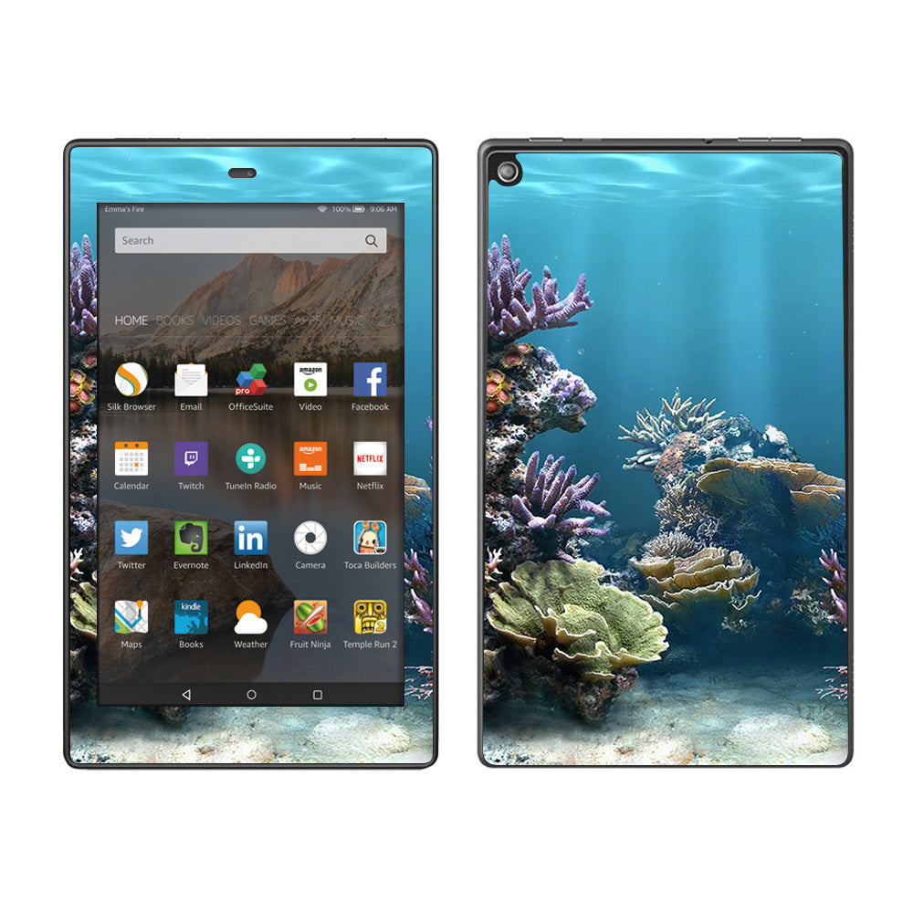  Under Water Coral Live Amazon Fire HD 8 Skin