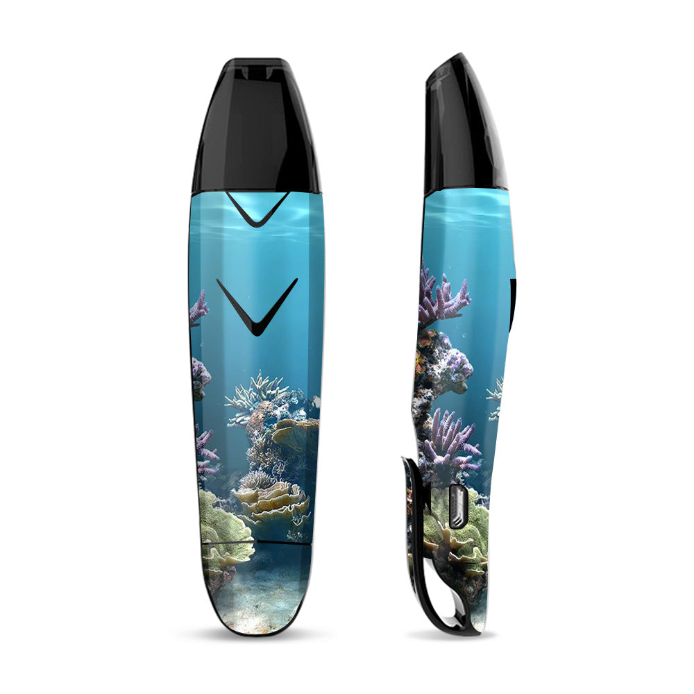 Skin Decal Vinyl Wrap for Suorin Vagon  Vape / Under Water Coral Live