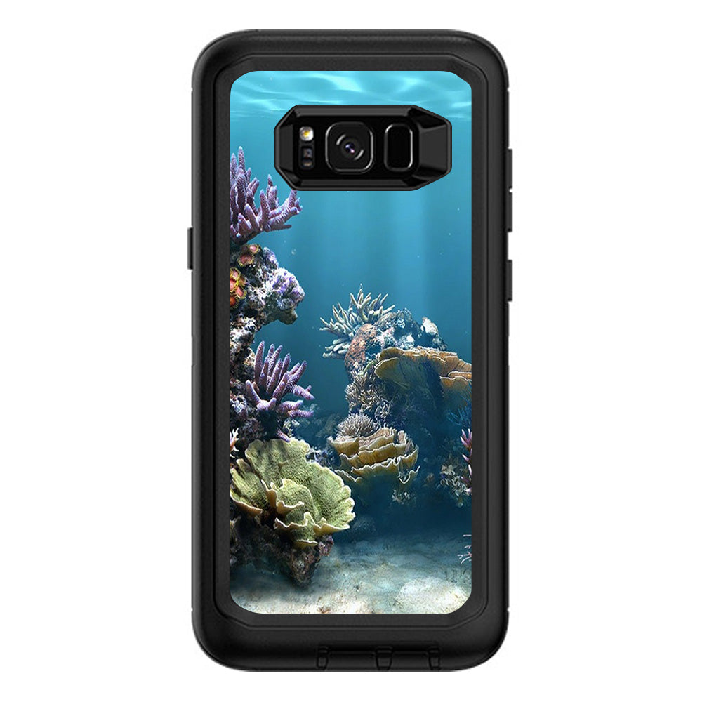  Under Water Coral Live Otterbox Defender Samsung Galaxy S8 Plus Skin