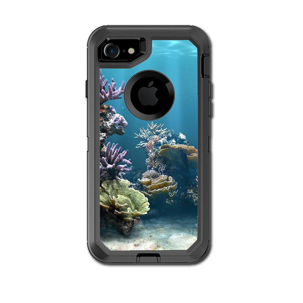  Under Water Coral Live Otterbox Defender iPhone 7 or iPhone 8 Skin
