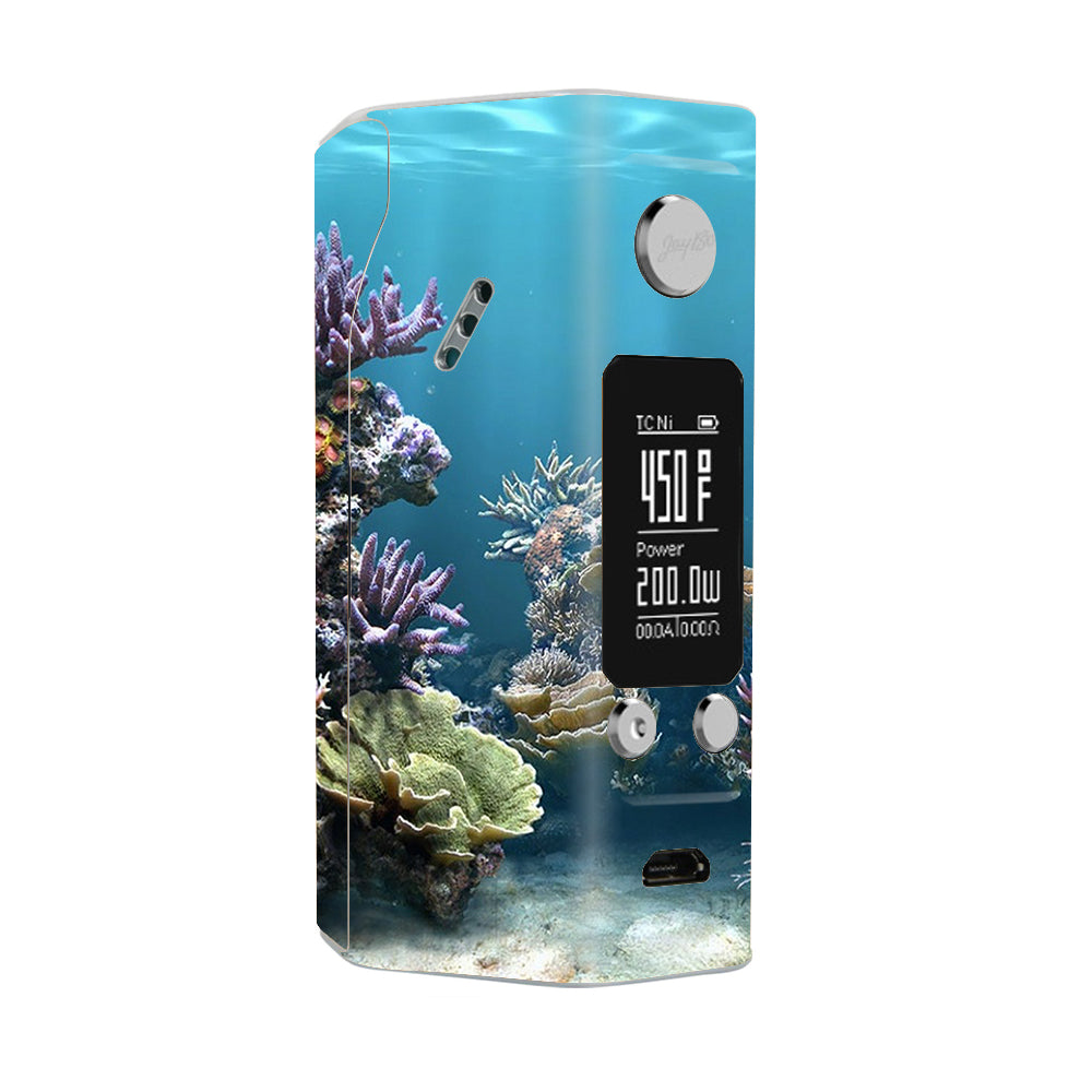  Under Water Coral Live Wismec Reuleaux RX200S Skin