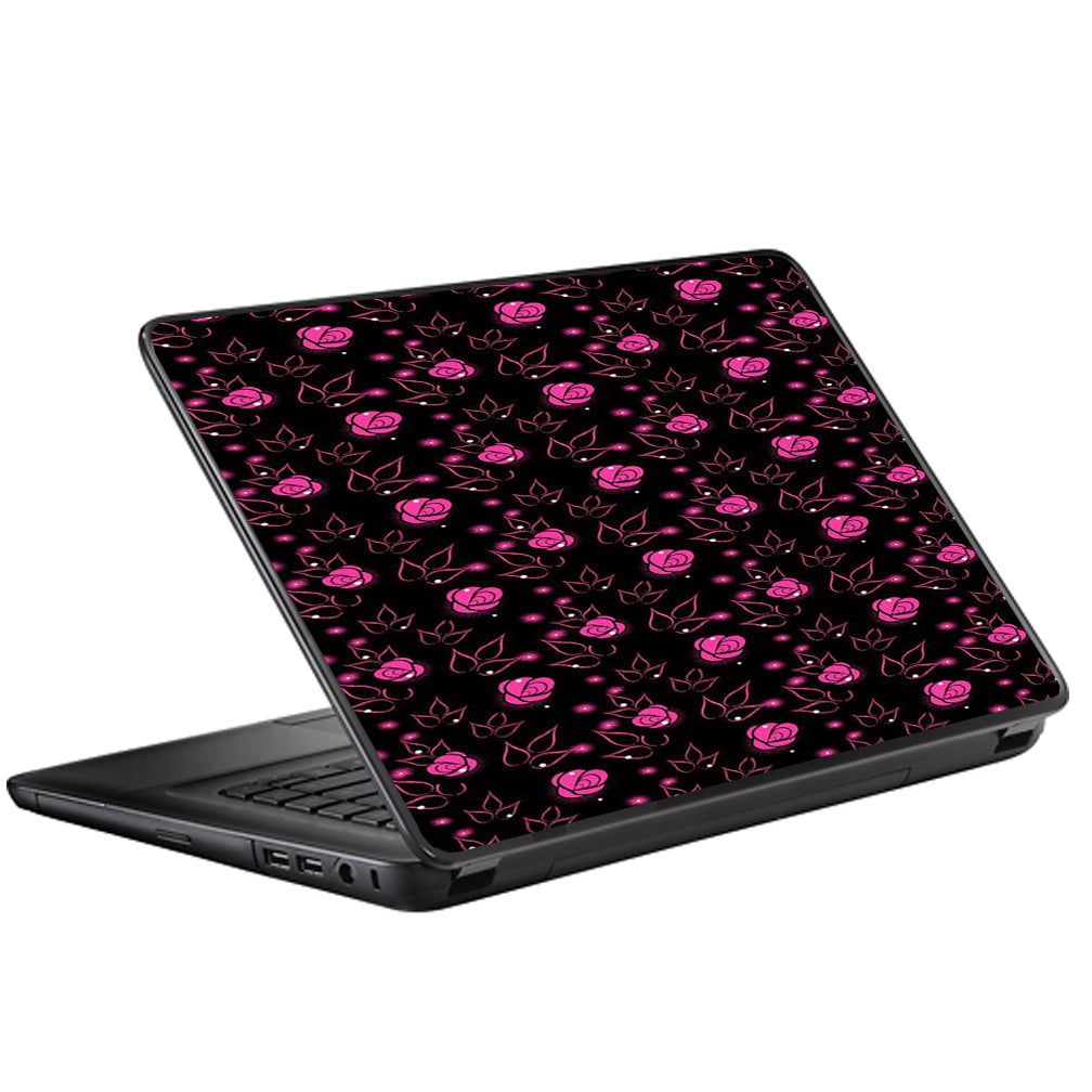  Pink Rose Pattern Universal 13 to 16 inch wide laptop Skin