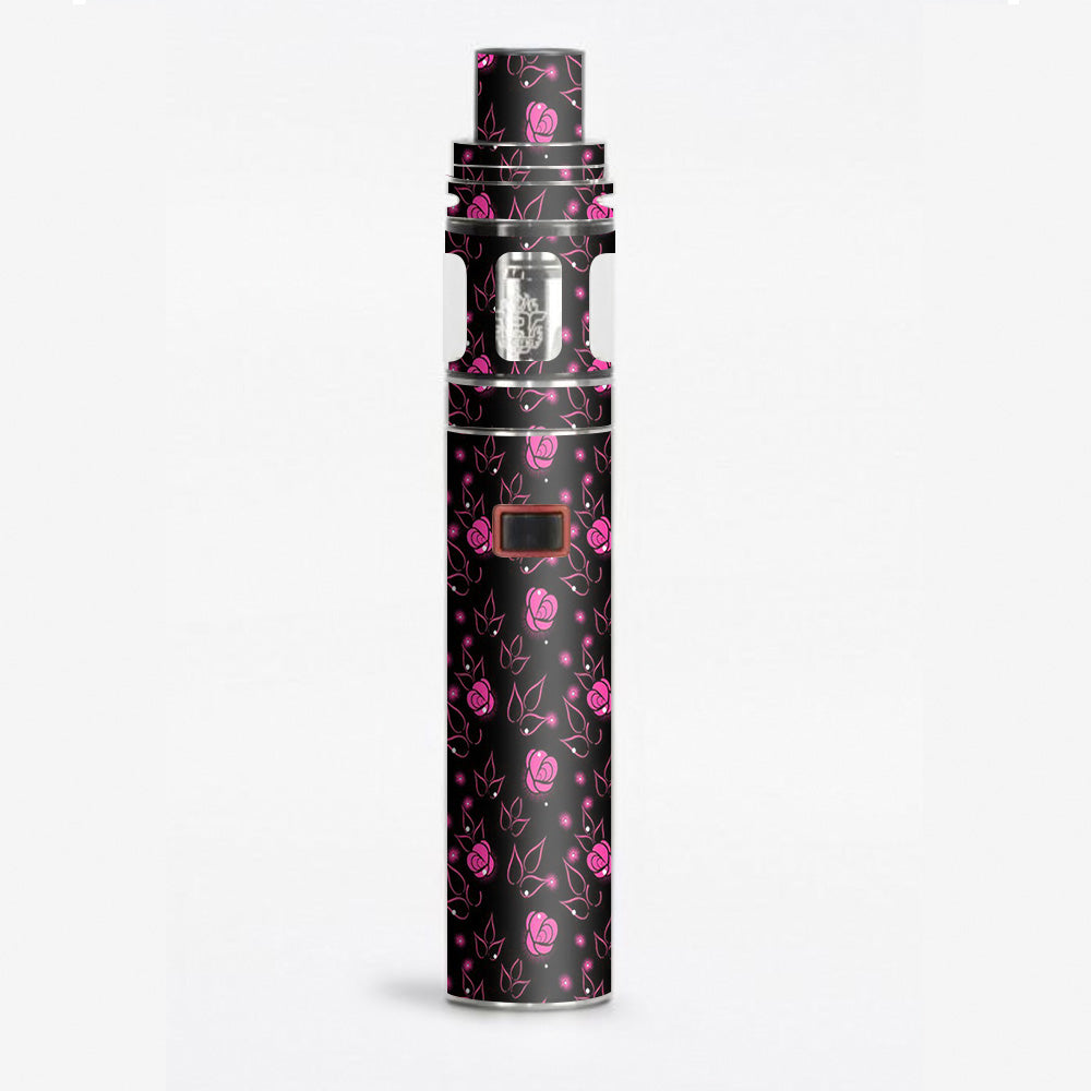  Pink Rose Pattern Smok Stick X8 Skin