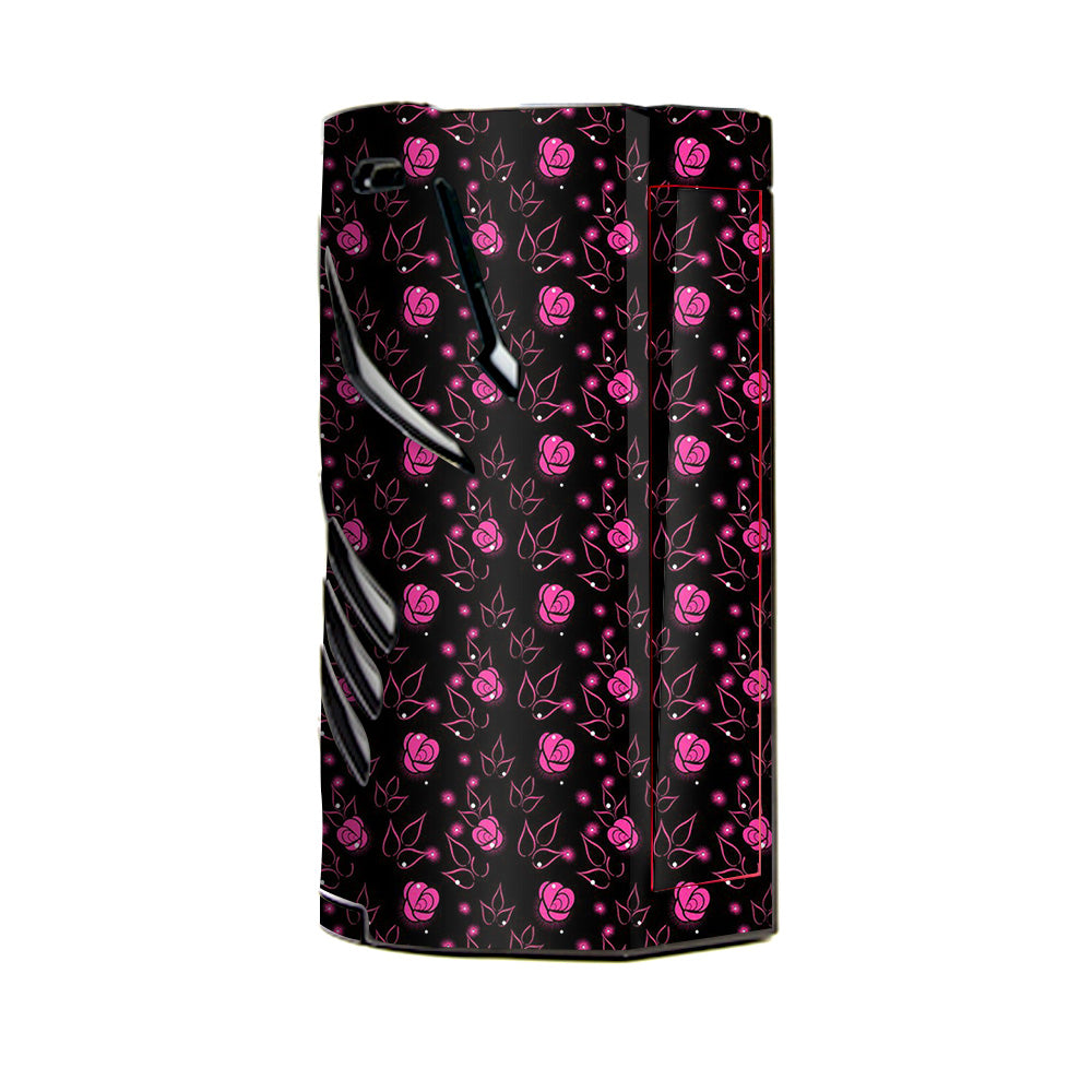  Pink Rose Pattern T-Priv 3 Smok Skin