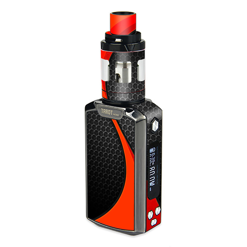Skin Decal for Vaporesso Tarot Nano Kit Vape / Red Twist Black Metallic itsaskin.com Skin Decal for Vaporesso Tarot Nano Kit Vape / Red Twist Black Metallic itsaskin.com