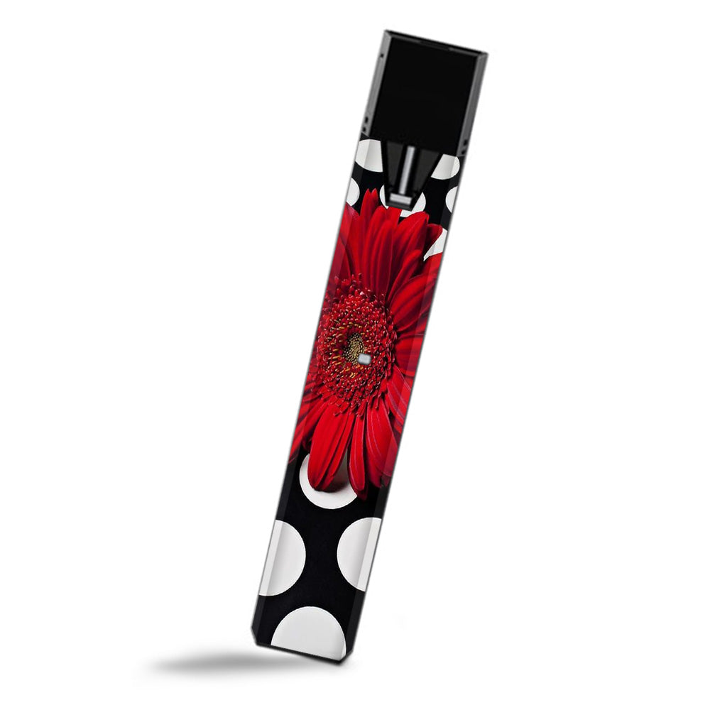  Red Flower On Polka Dots Smok Fit Ultra Portable Skin