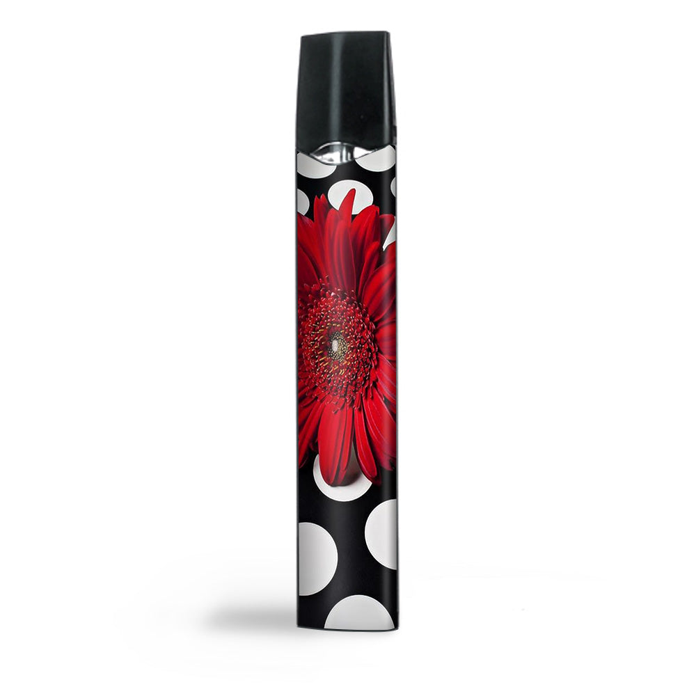  Red Flower On Polka Dots Smok Infinix Ultra Portable Skin