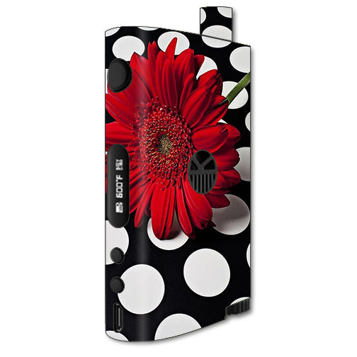 Red Flower On Polka Dots Kangertech Nebox Skin