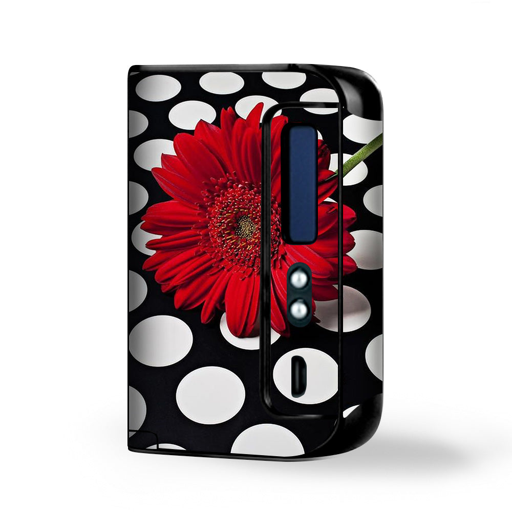  Red Flower On Polka Dots Smok Osub King Skin