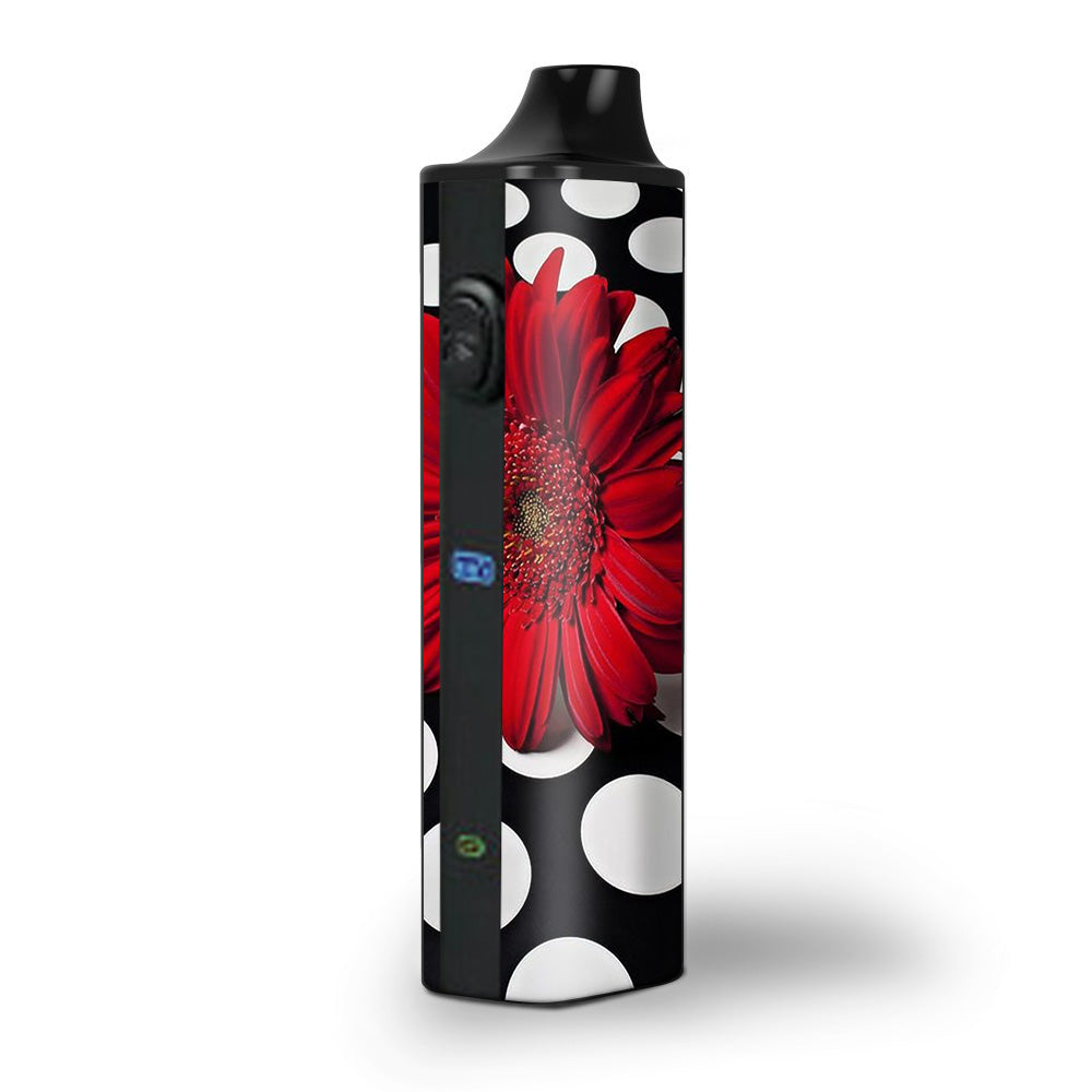  Red Flower On Polka Dots Pulsar APX Skin
