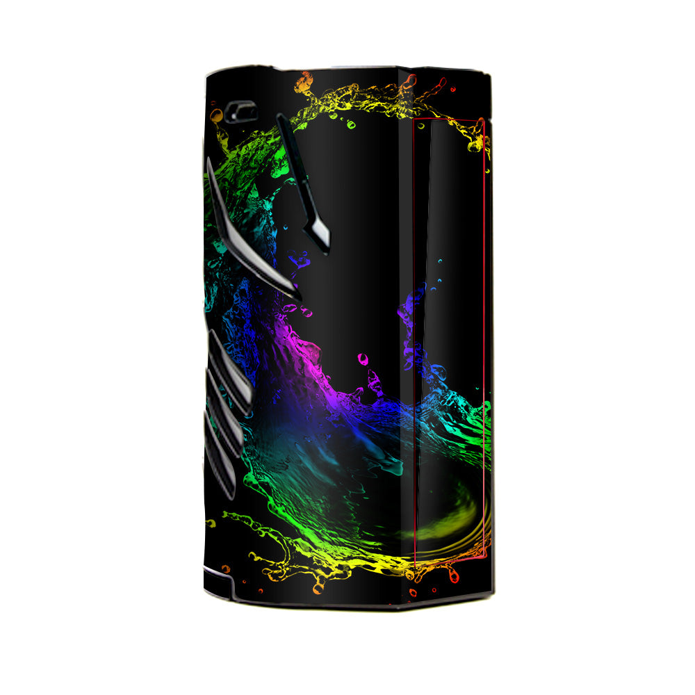  Rainbow Water Splash T-Priv 3 Smok Skin