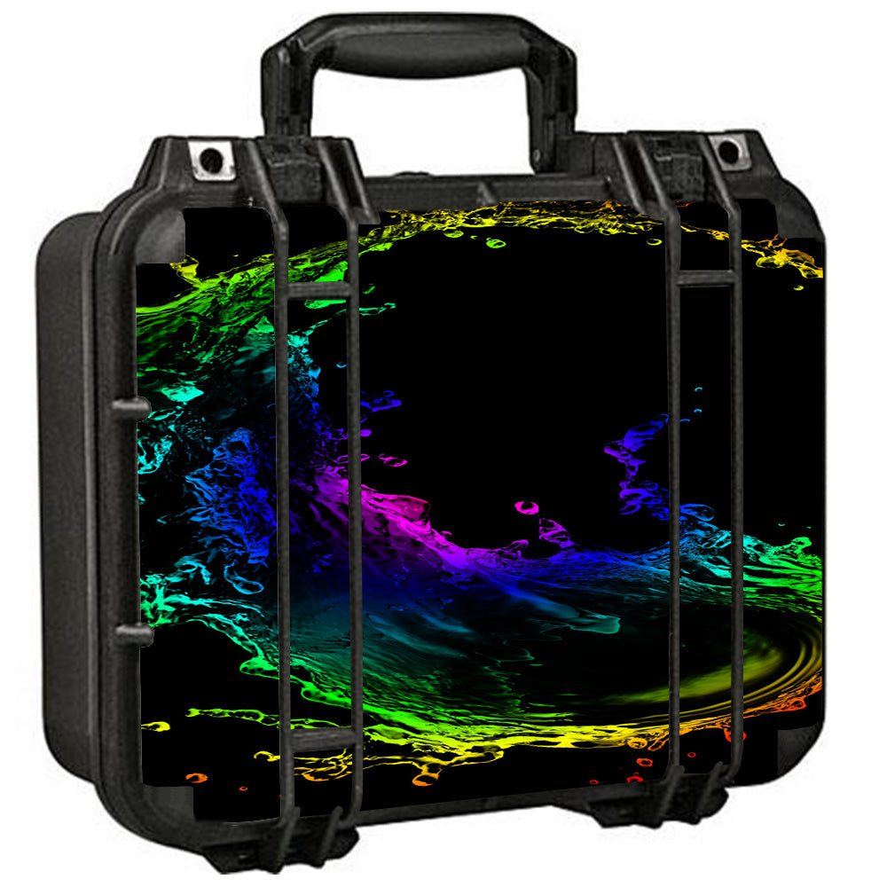  Rainbow Water Splash Pelican Case 1400 Skin