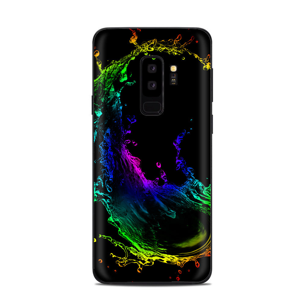  Rainbow Water Splash Samsung Galaxy S9 Plus Skin