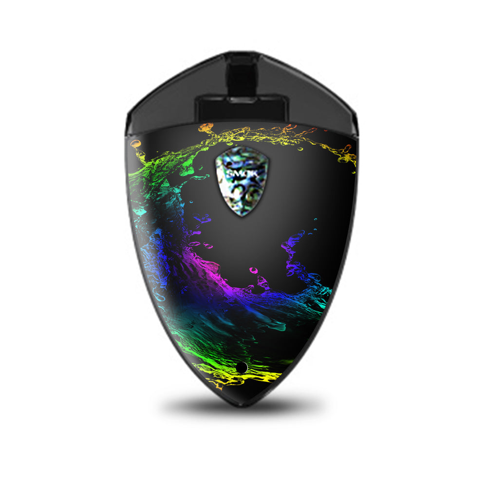  Rainbow Water Splash Smok Rolo Badge Skin