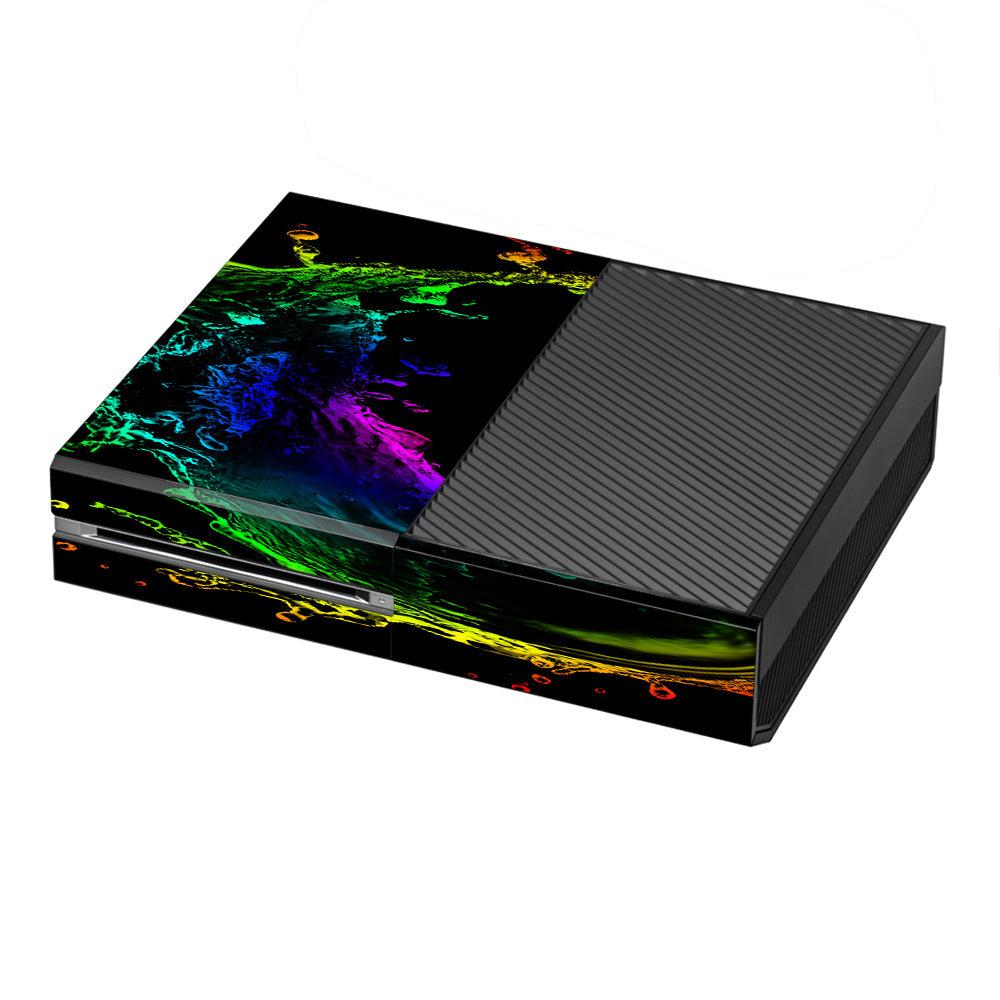  Rainbow Water Splash Microsoft Xbox One Skin