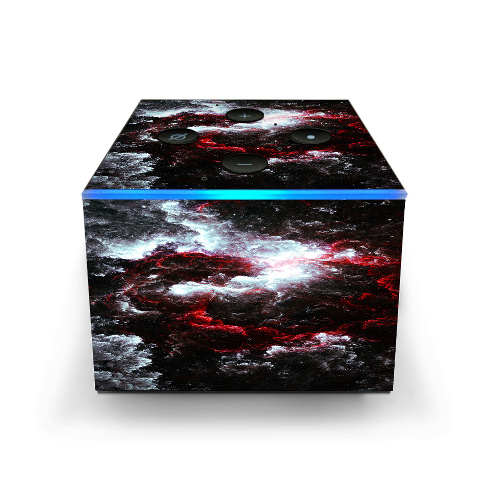  Universe Red White  Amazon Fire TV Cube Skin