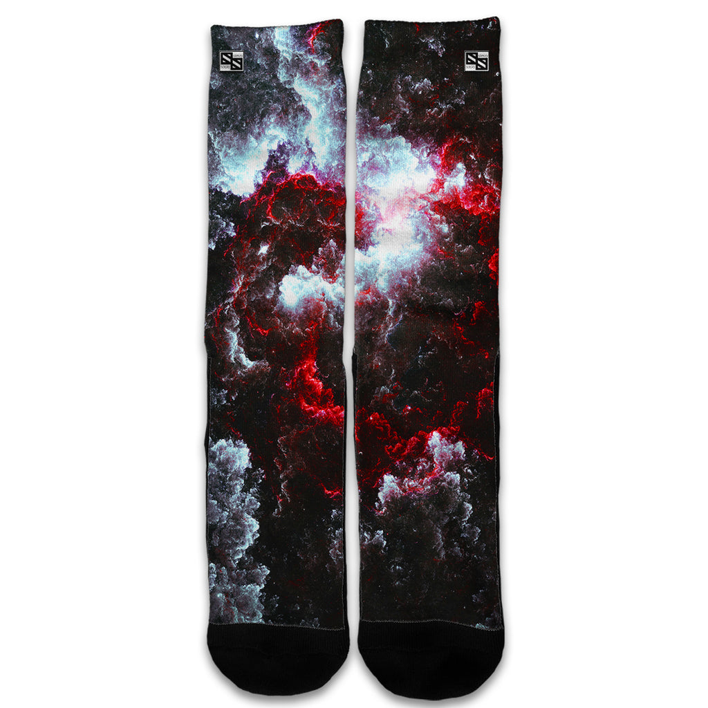  Universe Red White Universal Socks