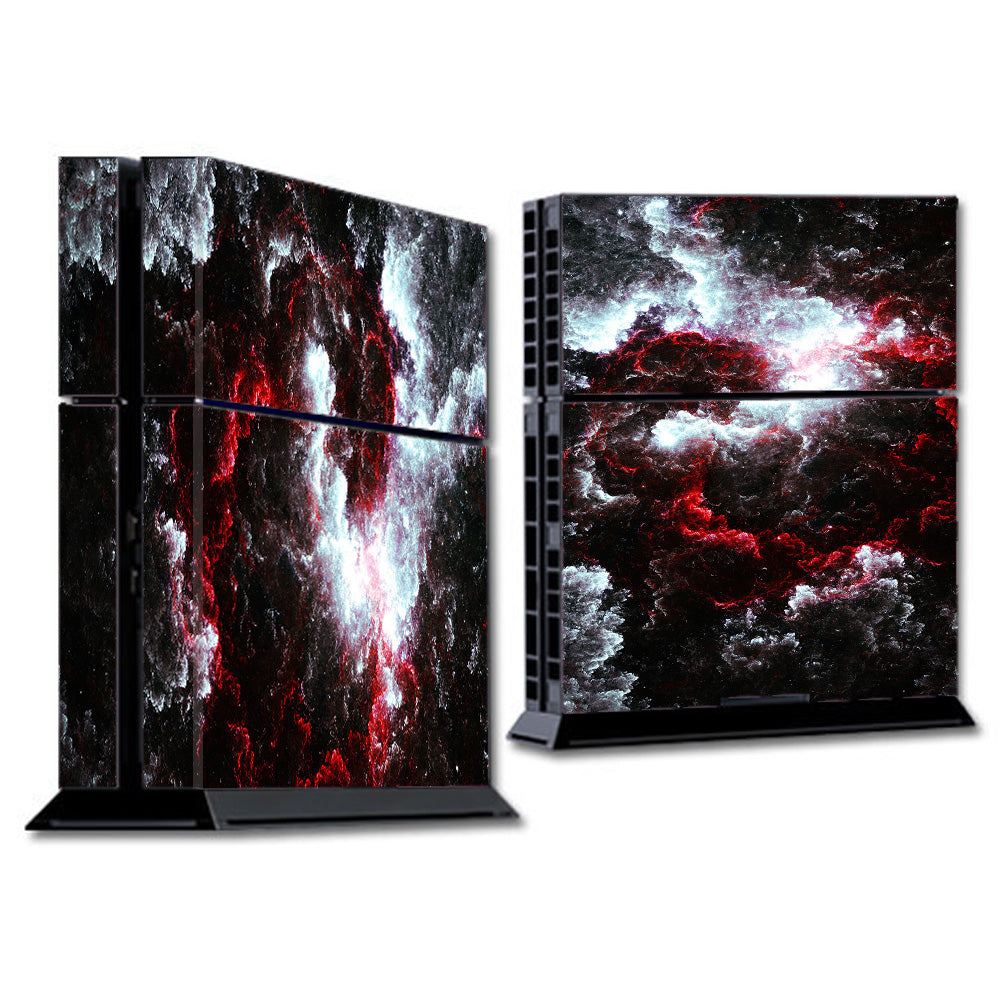  Universe Red White  Sony Playstation PS4 Skin