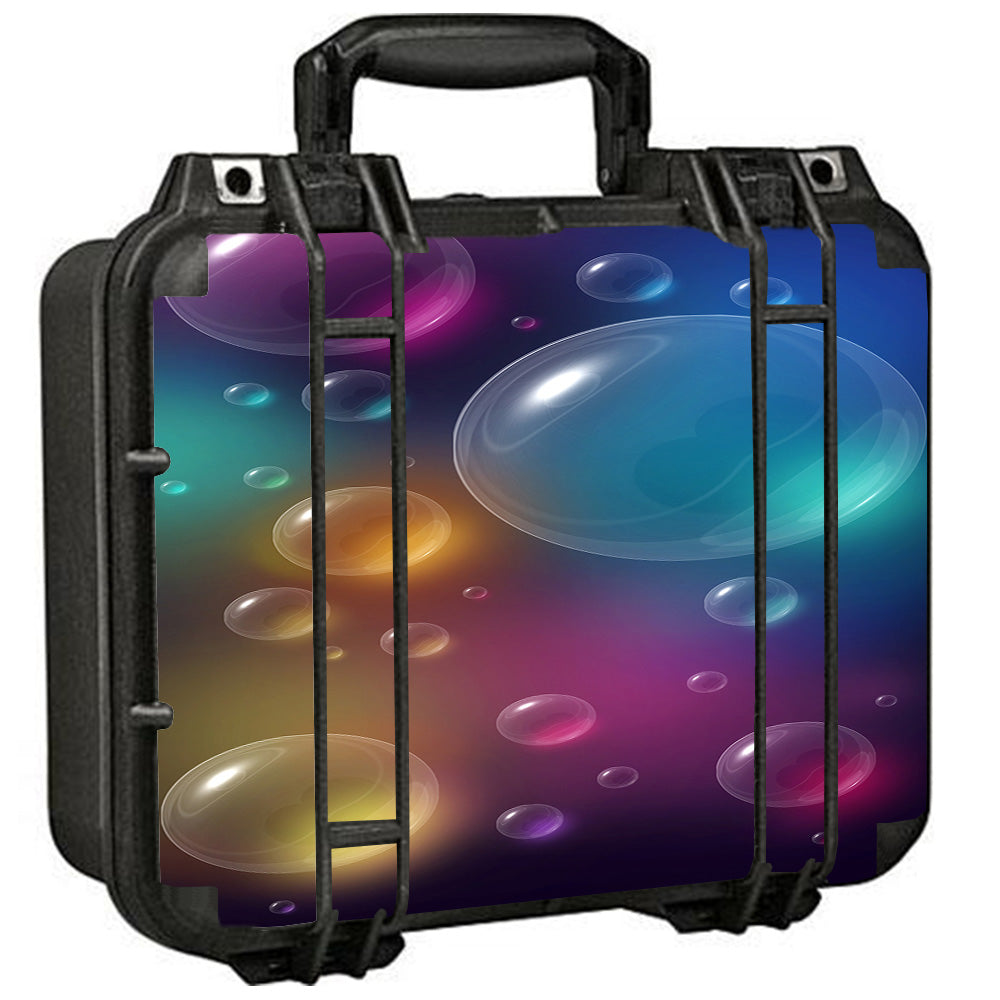  Rainbow Bubbles Colorful Pelican Case 1400 Skin
