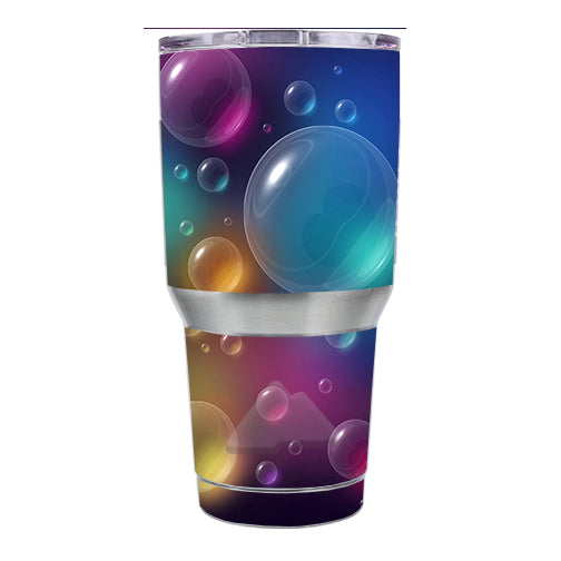  Rainbow Bubbles Colorful Ozark Trail 20oz Tumbler Skin