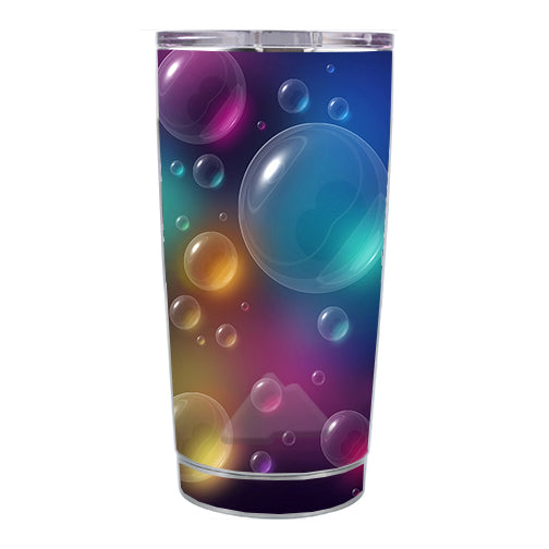  Rainbow Bubbles Colorful Ozark Trail 20oz Tumbler Skin