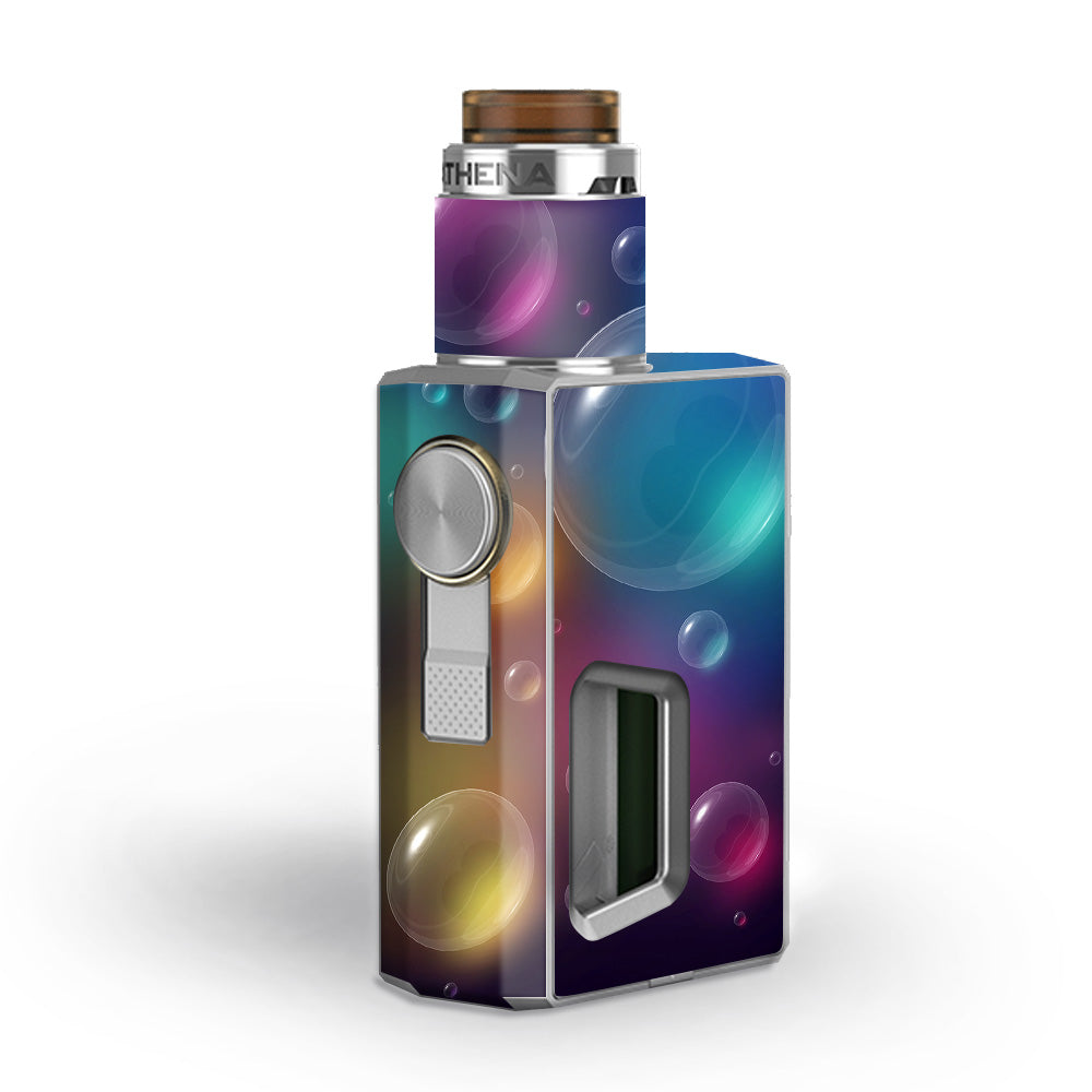  Rainbow Bubbles Colorful Geekvape Athena Squonk Skin