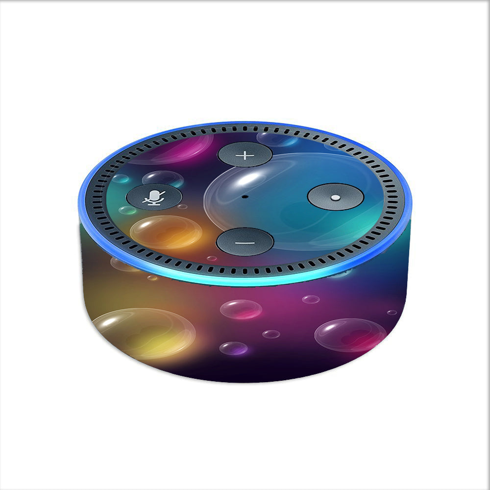  Rainbow Bubbles Colorful Amazon Echo Dot 2nd Gen Skin