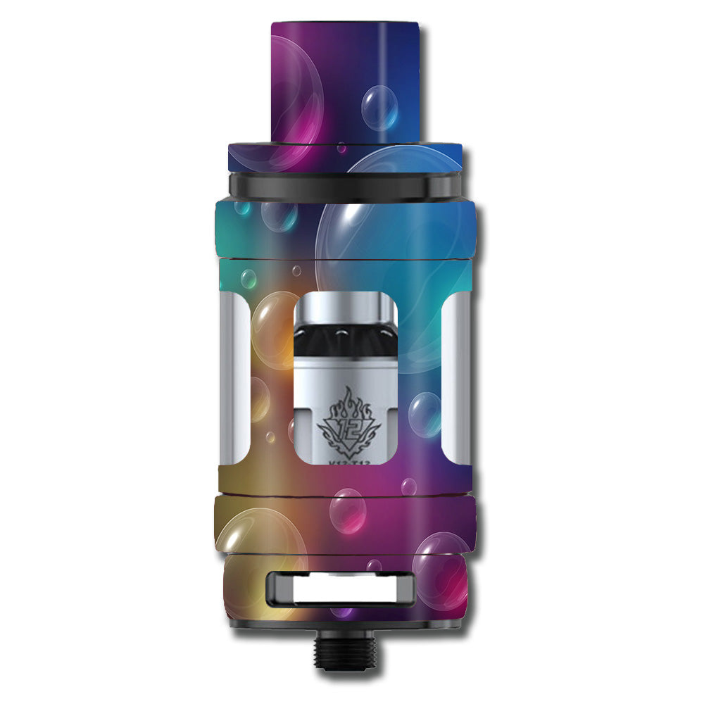  Rainbow Bubbles Colorful Smok TFV12 Tank Skin