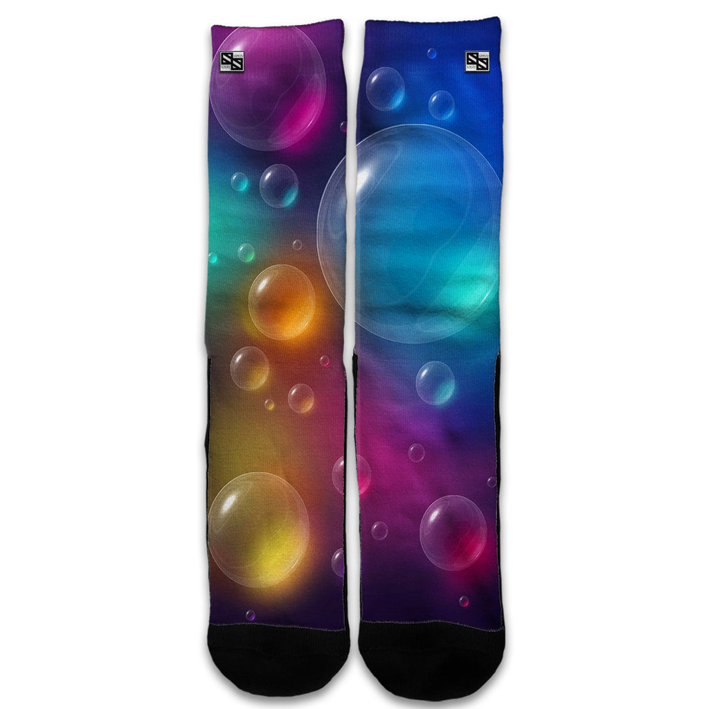  Rainbow Bubbles Colorful Universal Socks