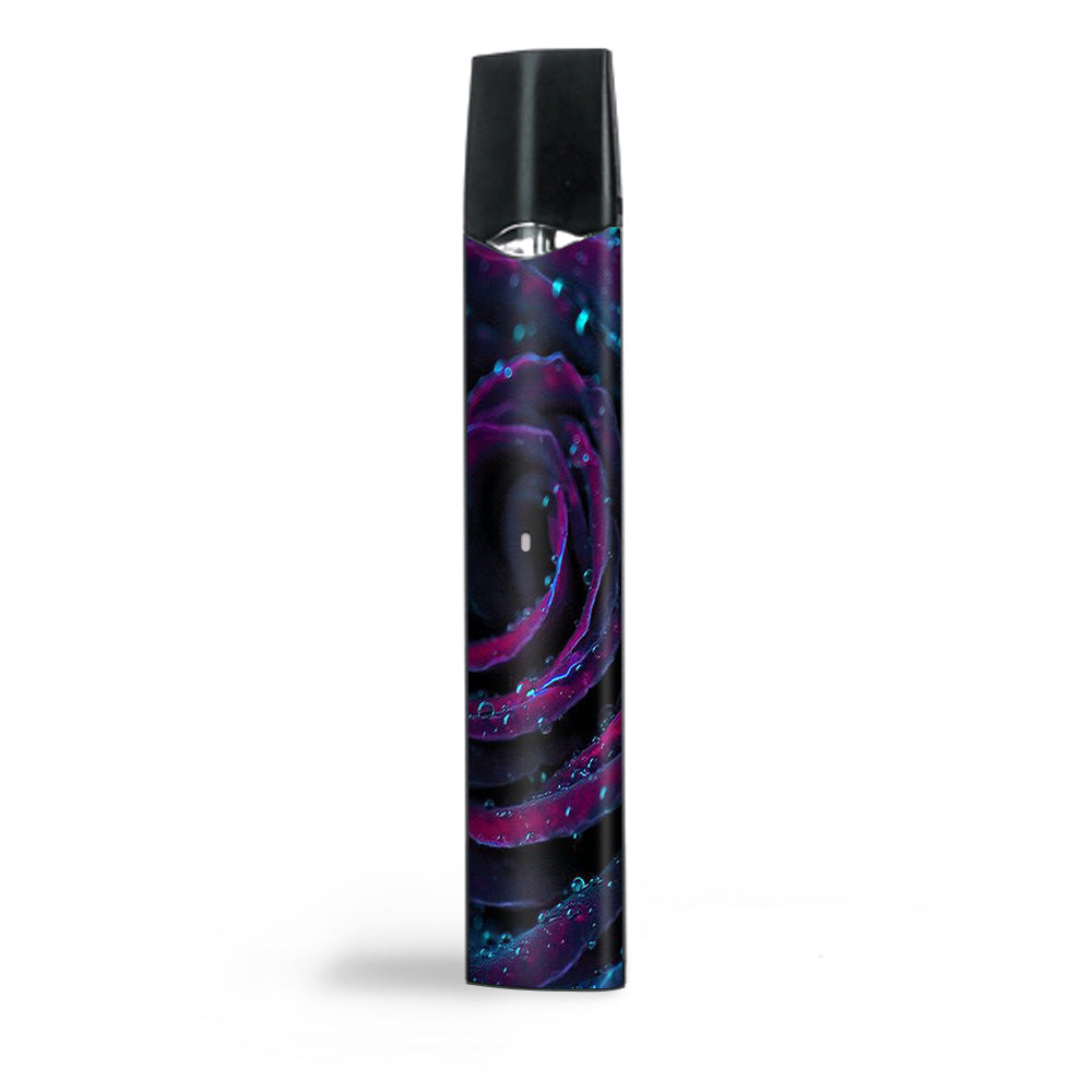  Purple Rose Pedals Water Drops Smok Infinix Ultra Portable Skin