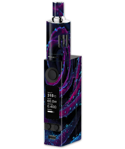  Purple Rose Pedals Water Drops Joyetech Evic VTC Mini Skin