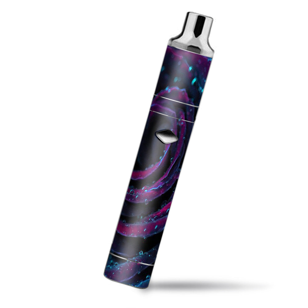  Purple Rose Pedals Water Drops Yocan Magneto Skin