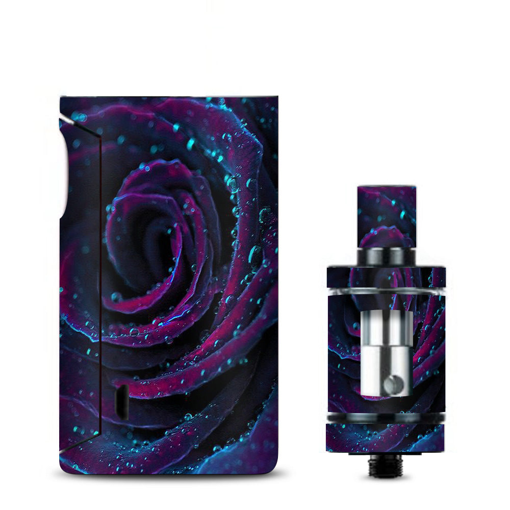  Purple Rose Pedals Water Drops Vaporesso Drizzle Fit Skin