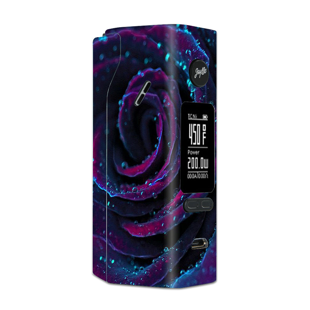  Purple Rose Pedals Water Drops Wismec Reuleaux RX 2/3 combo kit Skin