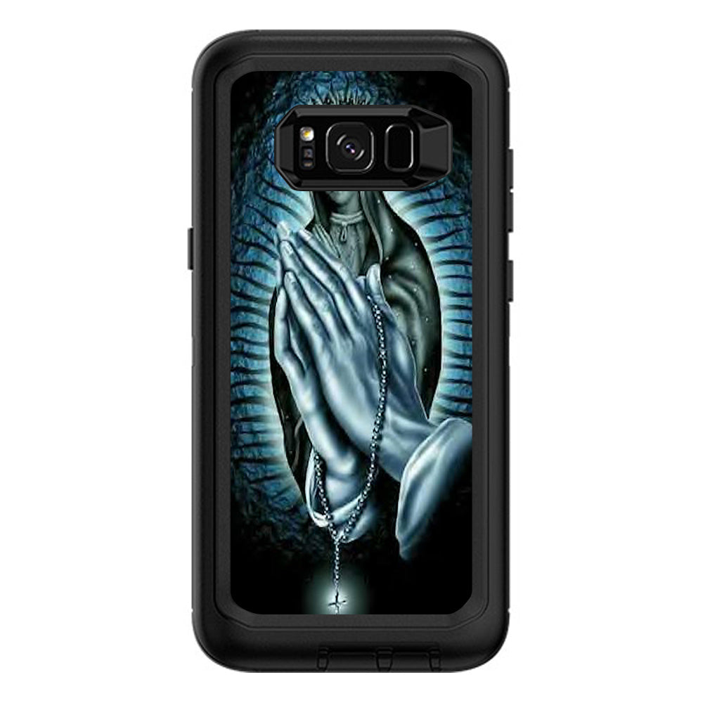  Prayer Praying Hands Mary Otterbox Defender Samsung Galaxy S8 Plus Skin