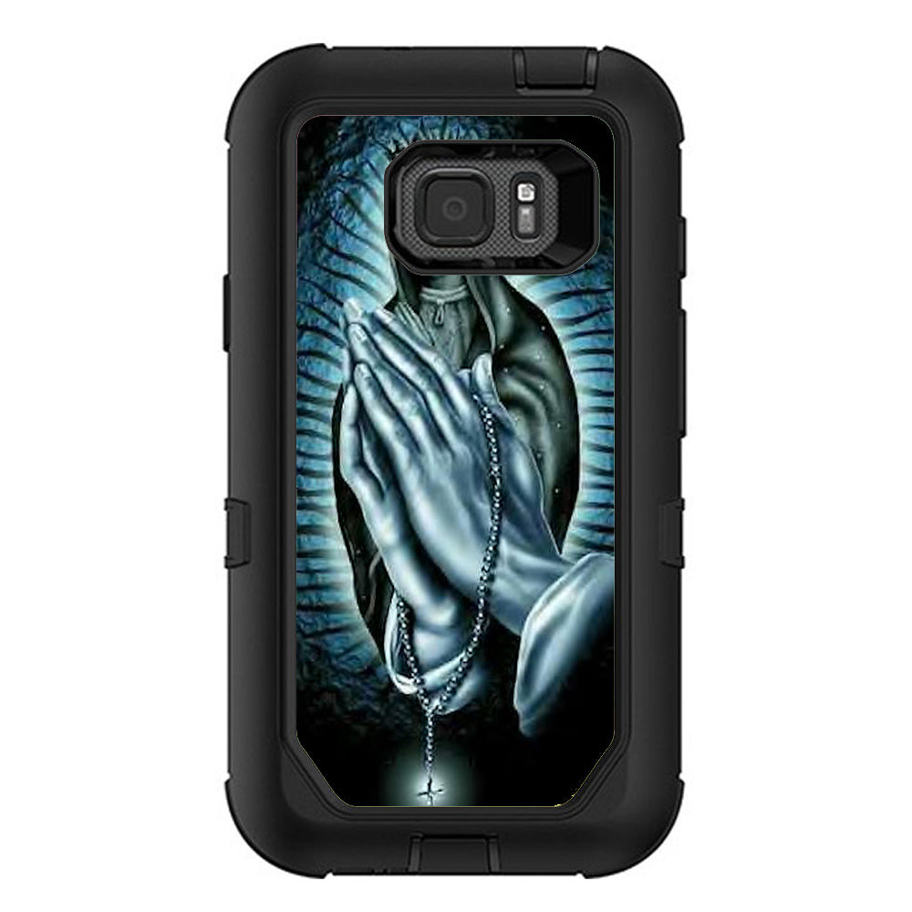  Prayer Praying Hands Mary Otterbox Defender Samsung Galaxy S7 Active Skin