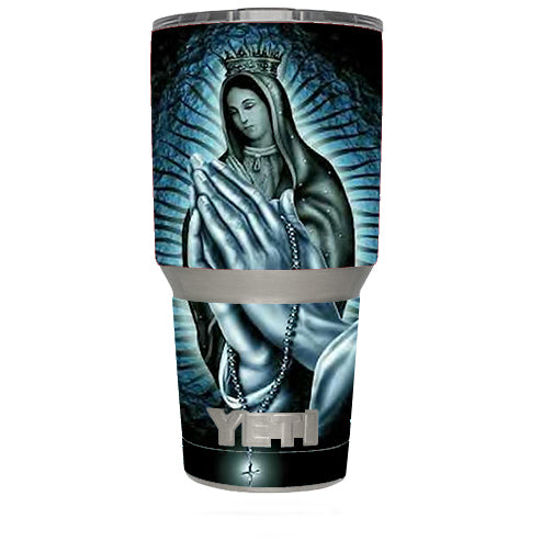  Prayer Praying Hands Mary Yeti 30oz Rambler Tumbler Skin