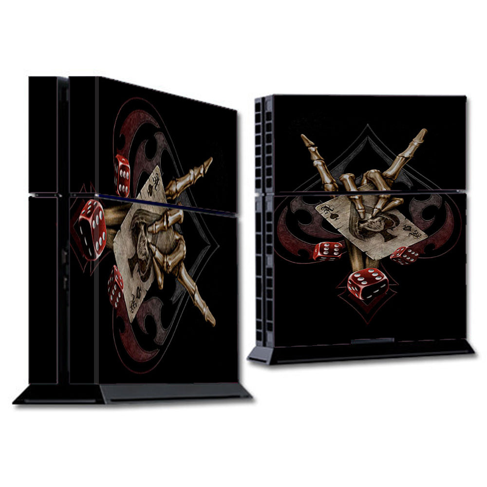  Ace Of Spades Skull Hand Sony Playstation PS4 Skin