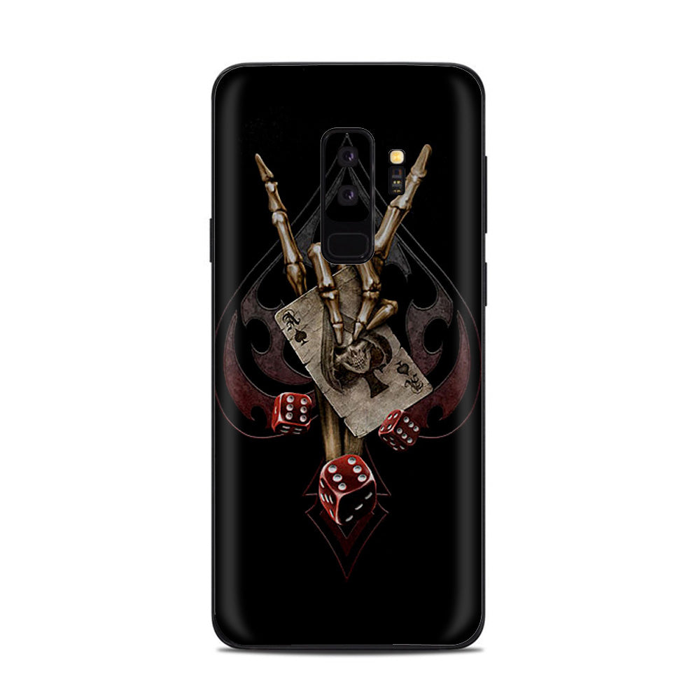  Ace Of Spades Skull Hand Samsung Galaxy S9 Plus Skin