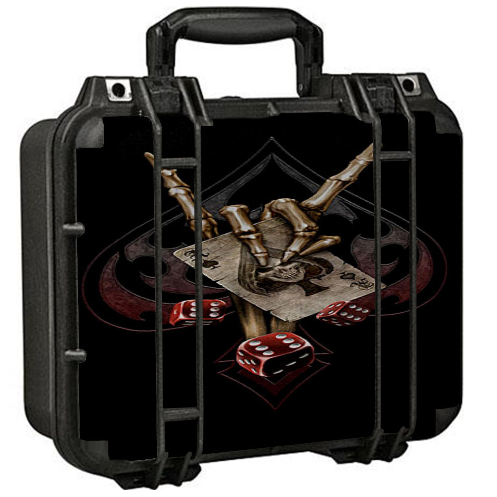  Ace Of Spades Skull Hand Pelican Case 1400 Skin