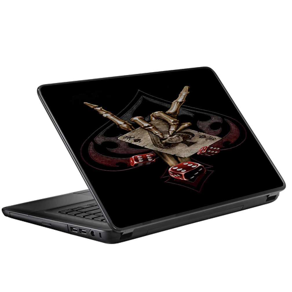  Ace Of Spades Skull Hand Universal 13 to 16 inch wide laptop Skin