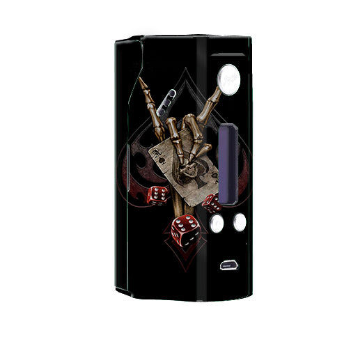  Ace Of Spades Skull Hand Wismec Reuleaux RX200  Skin