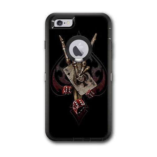  Ace Of Spades Skull Hand Otterbox Defender iPhone 6 PLUS Skin