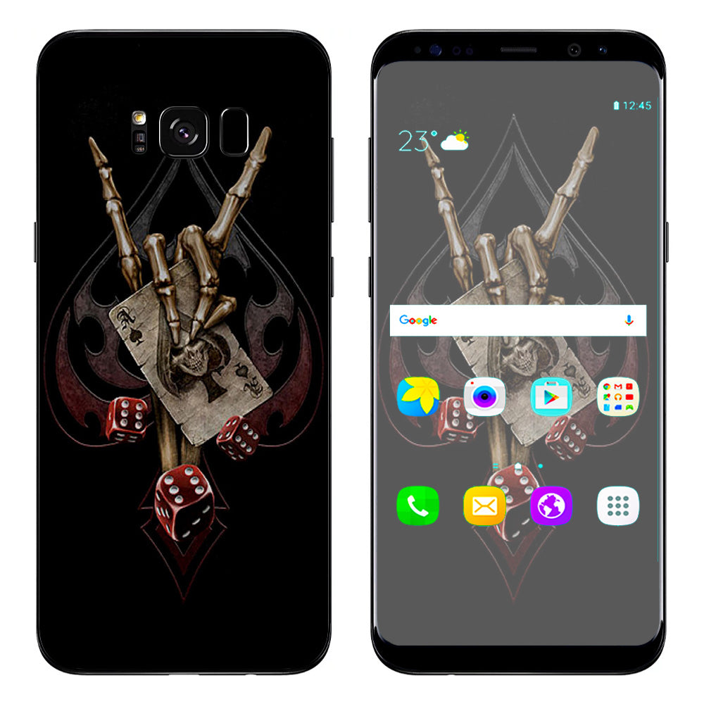  Ace Of Spades Skull Hand Samsung Galaxy S8 Plus Skin