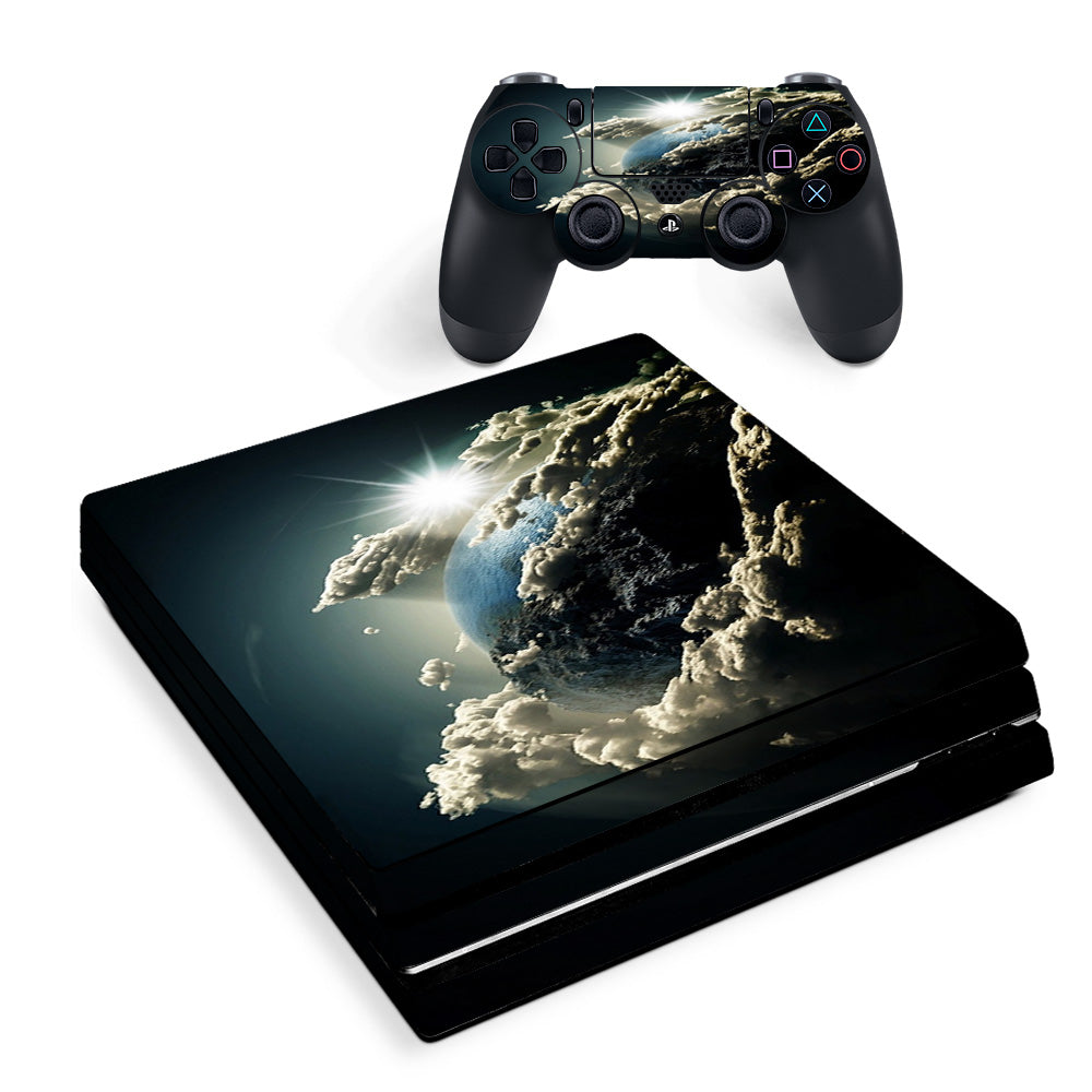 Skin Decal Vinyl Wrap For Playstation Ps4 Pro Console & Controller Stickers Skins Cover/ Planet In The Clouds Sony PS4 Pro Skin