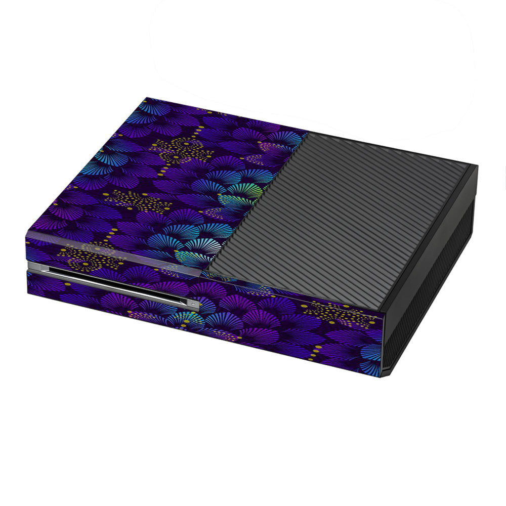  Floral Feather Pattern Microsoft Xbox One Skin