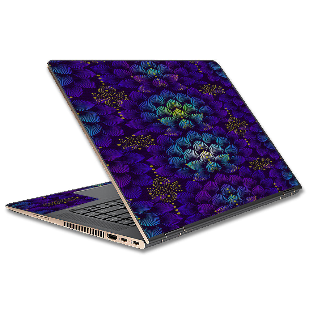  Floral Feather Pattern HP Spectre x360 13t Skin