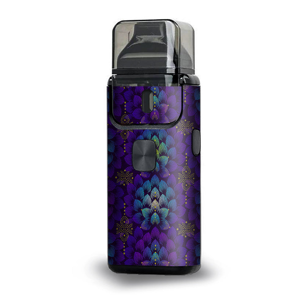  Floral Feather Pattern Aspire Breeze 2 Skin